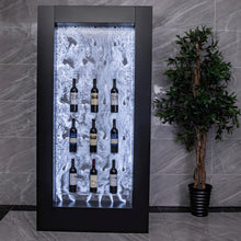 The Cristal Vault CV-368 Matte Black Bubble Back Bar – 39