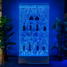 The Cristal Vault CV-468 Luxury Bubble Wine Cabinet – Floor Standing Acrylic Display with Dynamic Bubble Curtain & RGB LED