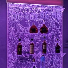The Cristal Vault CV-468 Luxury Bubble Wine Cabinet – Floor Standing Acrylic Display with Dynamic Bubble Curtain & RGB LED